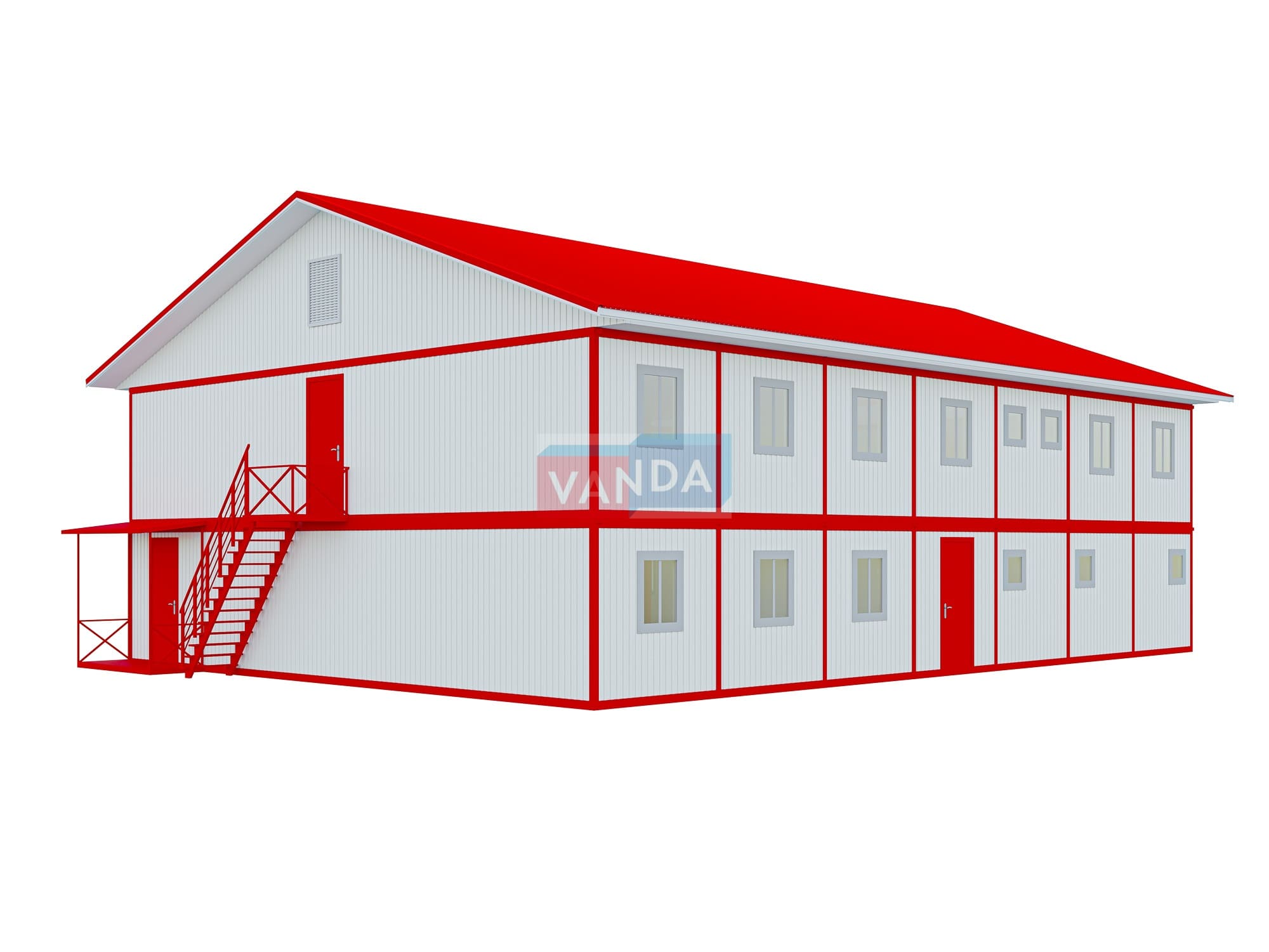 ПРОЕКТ МОДУЛЬНОГО АДМИНИСТРАТИВНО – БЫТОВОГО КОМПЛЕКСА 12.0x16,8 Панели МДФ