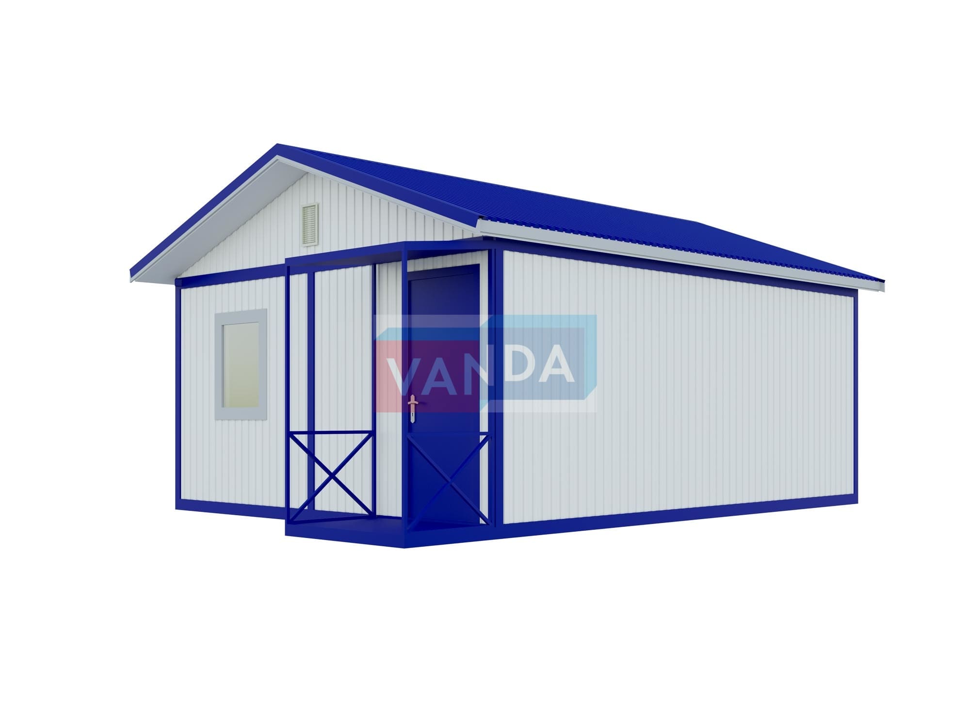 Модульная бытовка 4.8x6.0 Панели МДФ